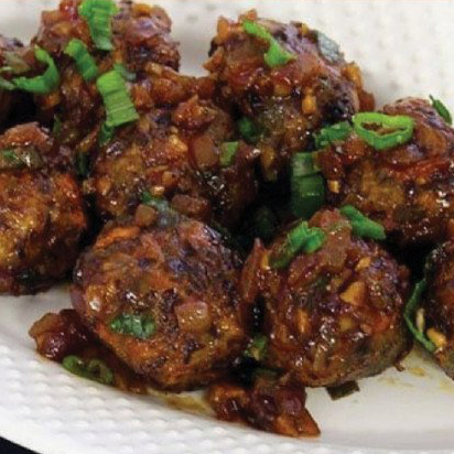 Dry veg manchurian (8PTS)