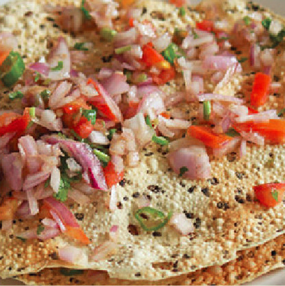 Bánh papad masala